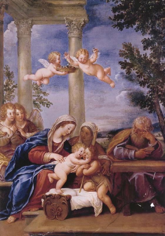 ALBOTTO  Francesco Sacra famiglia France oil painting art